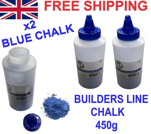 Blue chalk 450g bottles - chalk,