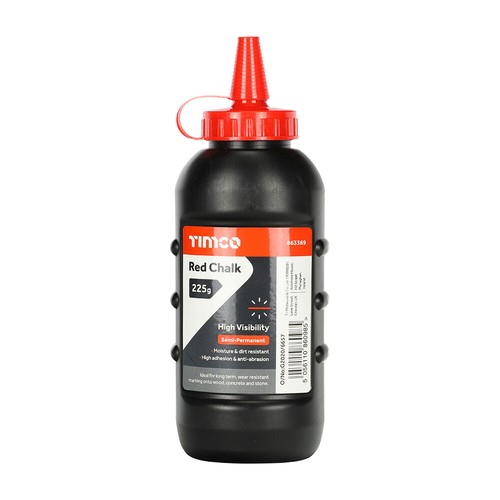 Timco red chalk line - red,