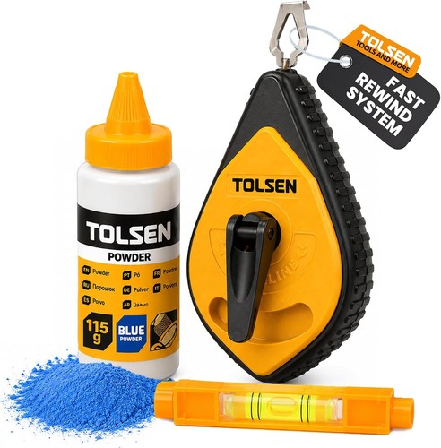 Tolsen chalk line - chalk,