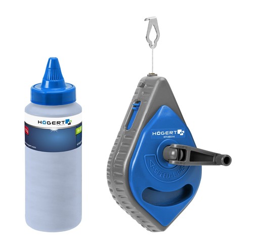 30m chalk line reel - line, blue