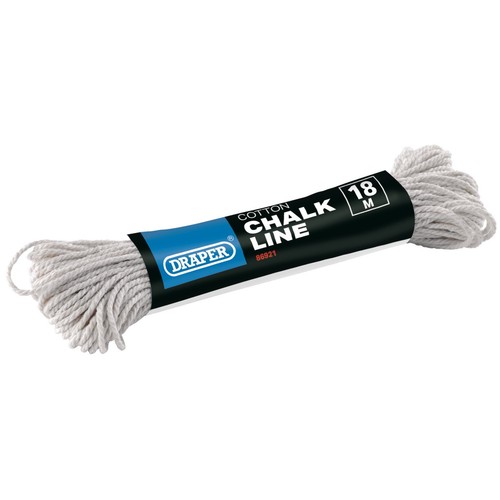 Draper cotton chalk line 18m - draper, line,