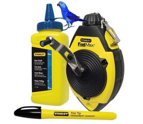 Stanley fatmax chalk - chalk, line